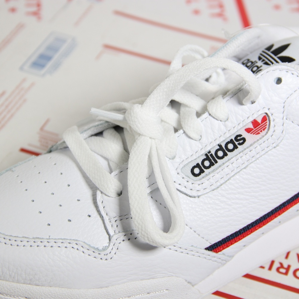 Adidas White CONTINENTAL 80 Sneakers